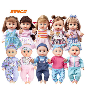 Wholesale 14 Inch Soft Silicon Baby Doll  Alive  Reborn Baby Dolls Toy For Girls Boys