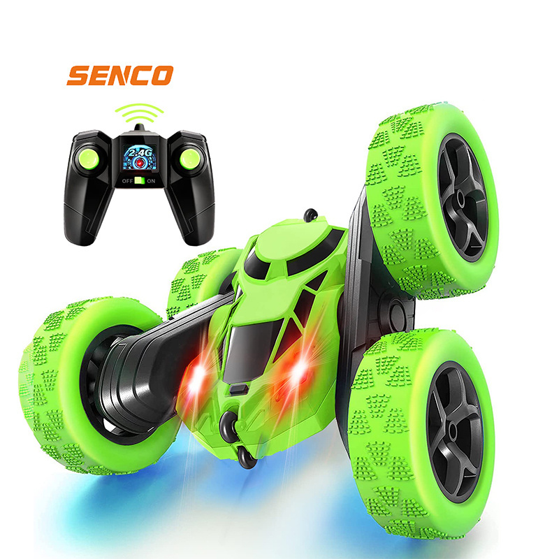 Double Sided Remote Control 360 Rotating Vehicles 360 Flips RC Car 4WD Stunt Cars Kid Children Car Toy