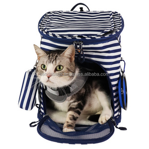 Vietnam Manufacturer New Double Shoulder Portable Pup Backpack Carrier Outdoor Breathable Pet Cat Front Carrier Backpack