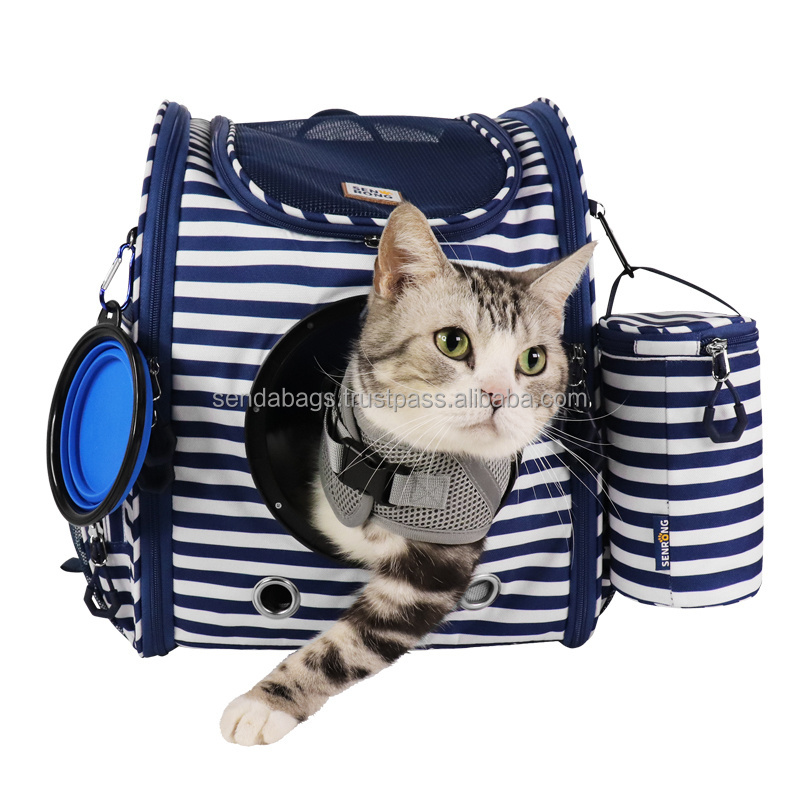 OEM Small Medium Sized Cats Dogs 15lbs Puppy Backpack Carrier Dog Hiking Packs Dog Gear Carrier Sling Backpack