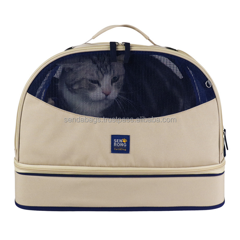 OEM/ODM Eco-Friendly Airline Approved Portable Outdoor Breathable Backpack Cat Pet Puppy Carriers Dog Carry Bags