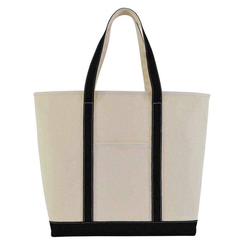 Hot sale china blank wholesale reusable thick heavy canvas grocery bag shopping extra large tote bag