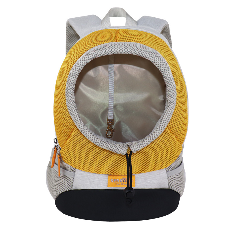 Vietnam Made Brand Bsci/Sedex/Iso   pet carrier front pack  and double mesh padded shoulder Airline approved cat dog backpack