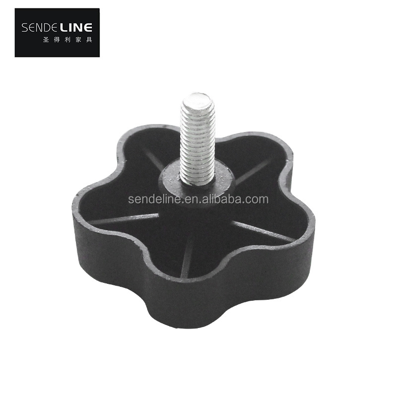 Furniture accessories Plastic fixed cushion chair parts Furniture chair legs