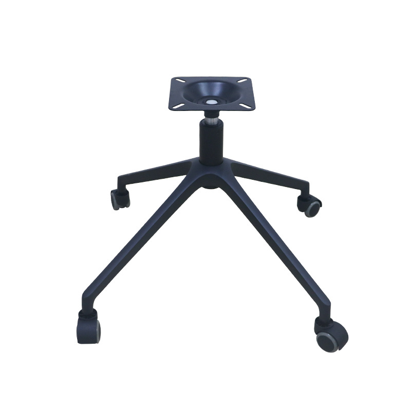 A6-4C Factory Wholesale 4-star high-leg rotating leisure chair aluminum alloy base accessories, swivel chair base