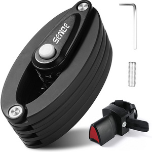 SENDE smart folding ebike lock with LED bracket taillight electric scooter cable lock fahrradschloss foldable bike chain lock