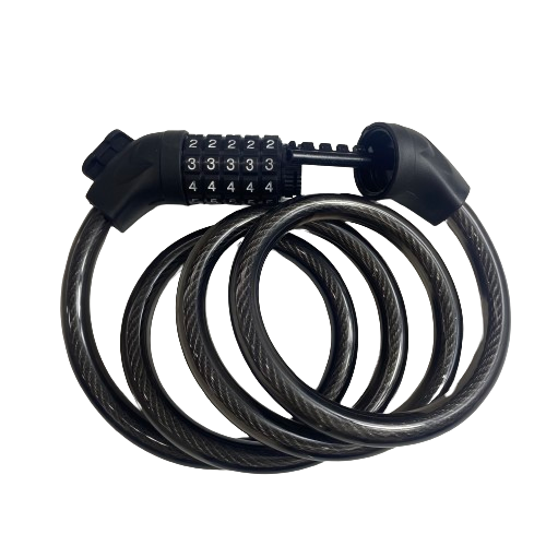 SENDE Bicycle steel cable combination lock,Waterproof Portable anti-theft riding accessories motorbike adult bike lock