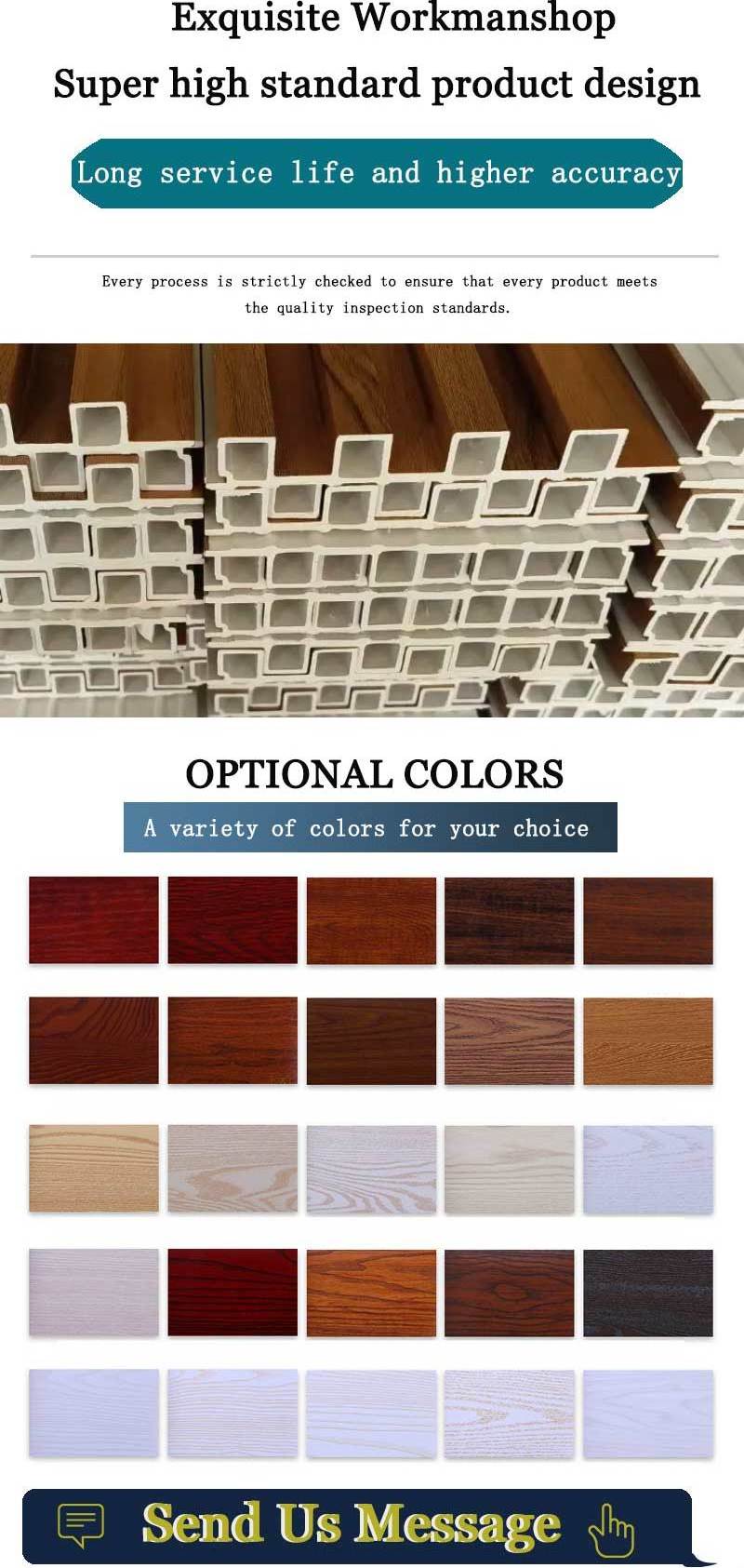 wpc louvers WaterProof interior Wood Plastic Composite Cladding Wpc Wall Panel wood alternatives veneer panel