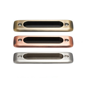 Zinc alloy Hardware Fittings Antique Brass Hidden Kitchen Cabinet Handle