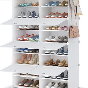 Plastic Home Office Furniture Cube Shoe Shelves Rack Storage Cabinet Convertible Storage Organizer