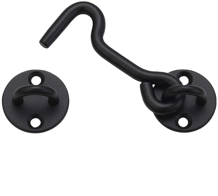 SANKINS 4 inch Privacy Hook and Eye Easy Lock for Barn Door Fence Gate Latch