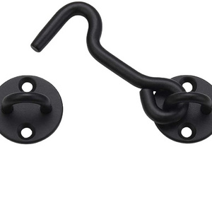 SANKINS 4 inch Privacy Hook and Eye Easy Lock for Barn Door Fence Gate Latch