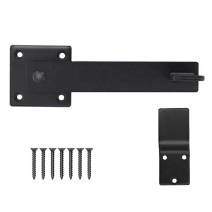 SANKINS Two Sided Flip Gate Latch Barn Door Lock for Security and Privacy, Heavy Duty Metal Lift Latch Hardware