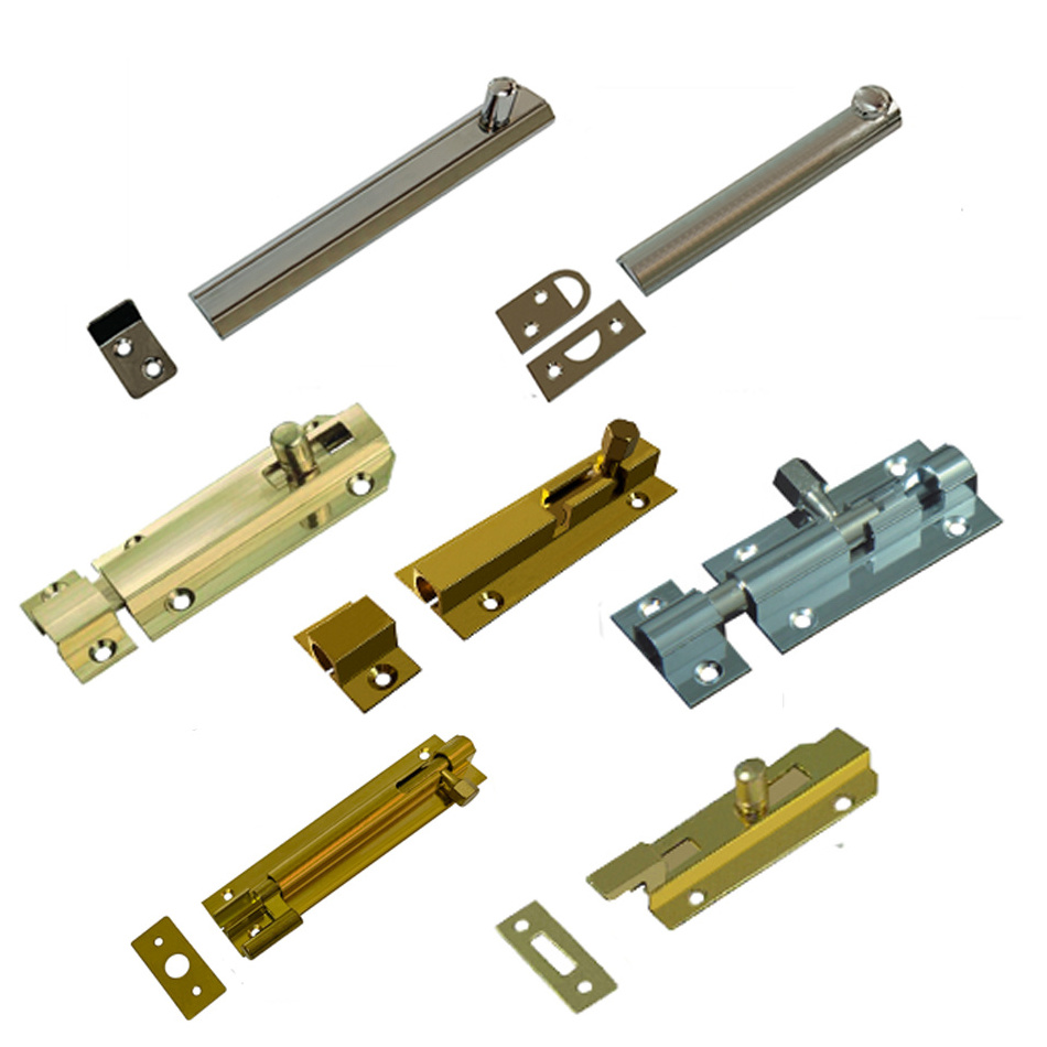 Wholesale Door & Window Slide Brass Barrel Bolt Floor Door Bolt security door latch