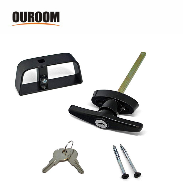 Farmhouse Garage  Door Exterior Keyed Interior Door Handles Shed Door Handle With Lock