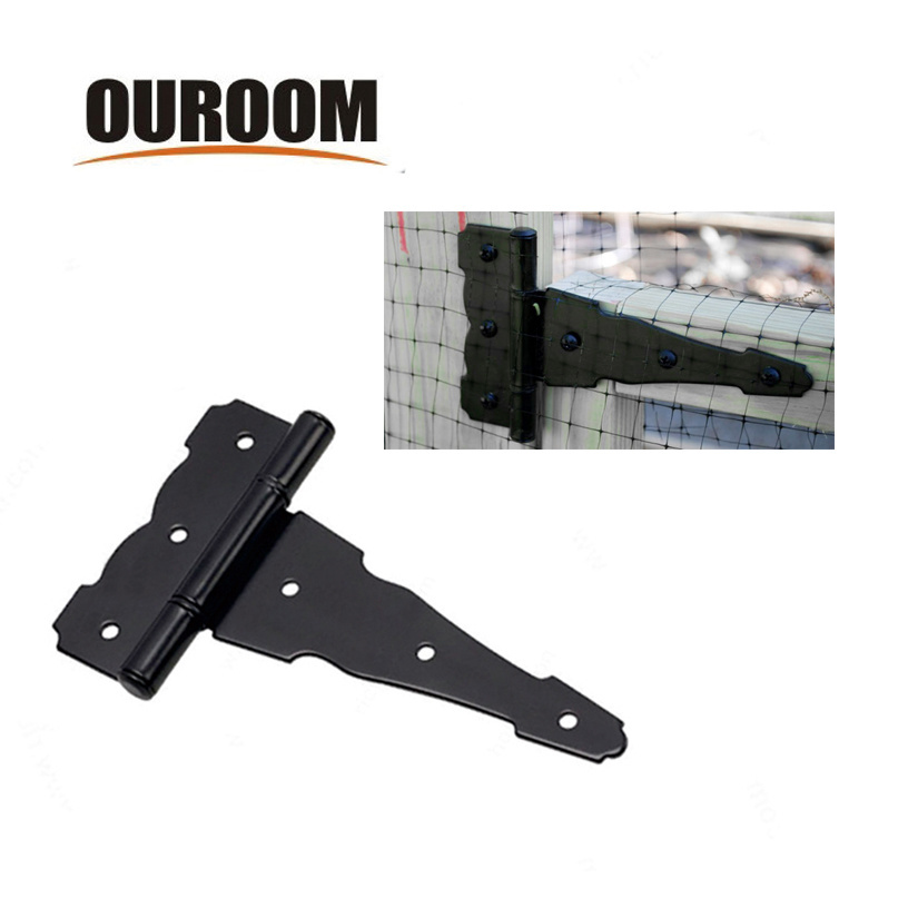 Universal Hinges Farm Gate Heavy Duty Iron Stainless Hinge Gate Wooden