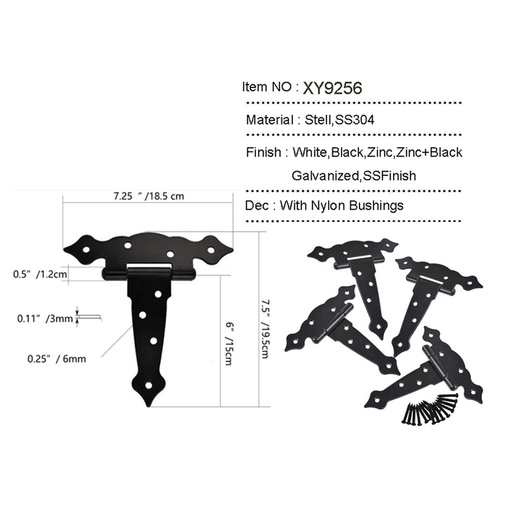 Rusproof Iron Hinges Fence Gate Hardware Heavy Hinge Heavy Duty Fence Gate Hinge