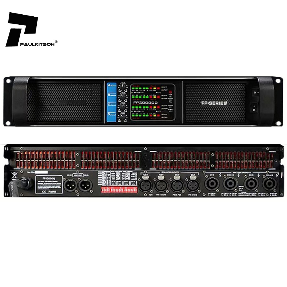 FP20000q Class Td Pro Audio Power Amplifier Professional 20000wl Sound Equipment/Amplifiers/Speaker 4 Channel Audio Amplifier