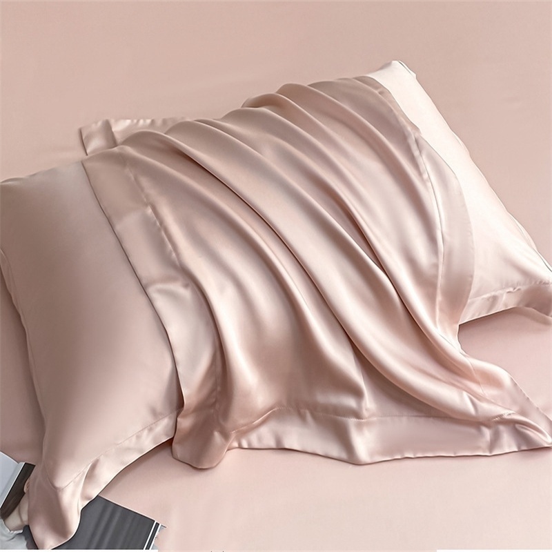 Hot sale 100% tencel lyocell pillow case plain dyed bamboo pillowcases