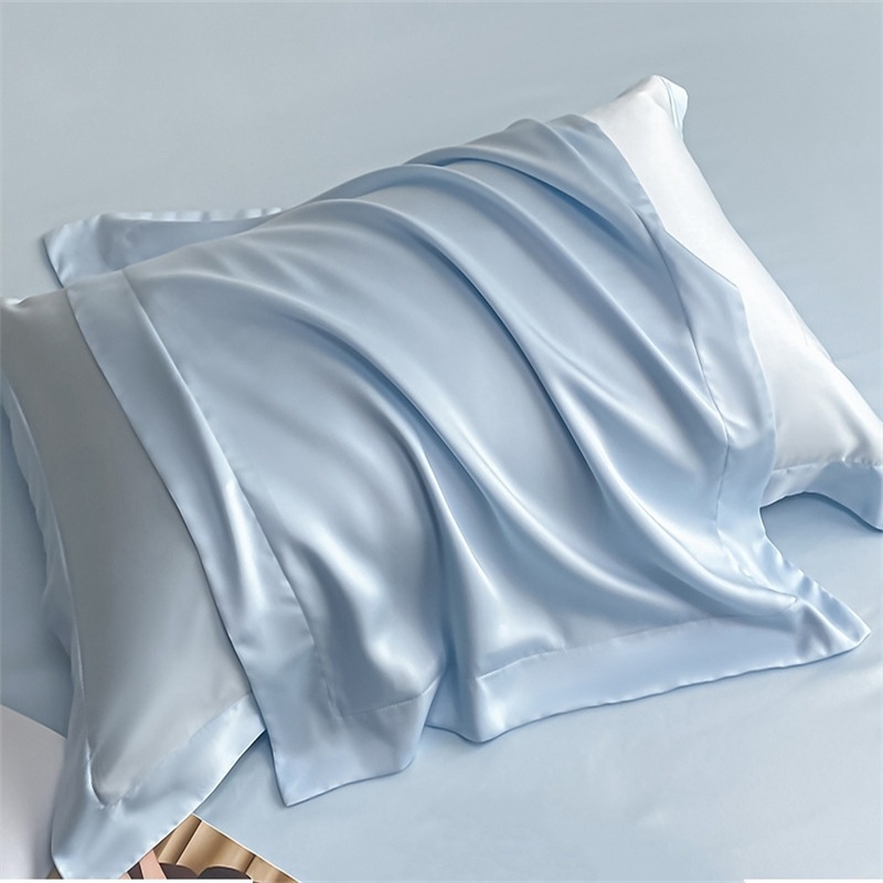 Hot sale 100% tencel lyocell pillow case plain dyed bamboo pillowcases