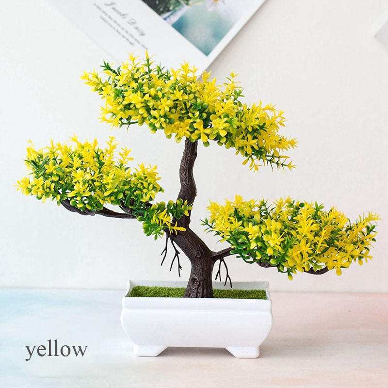 Factory Direct Sale Pine Tree Artificial Bonsai Tree Pine Trees Artificial Plants Small Decoration