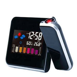 High Quality Digital Backlight Weather Forecast Alarm Clock With Time Projection for Home Appliances