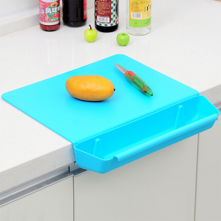 Hot Selling Cutting Mat Portable Silicone  Cutting Mat Silicone Cutting Board With Containers Chopping Board