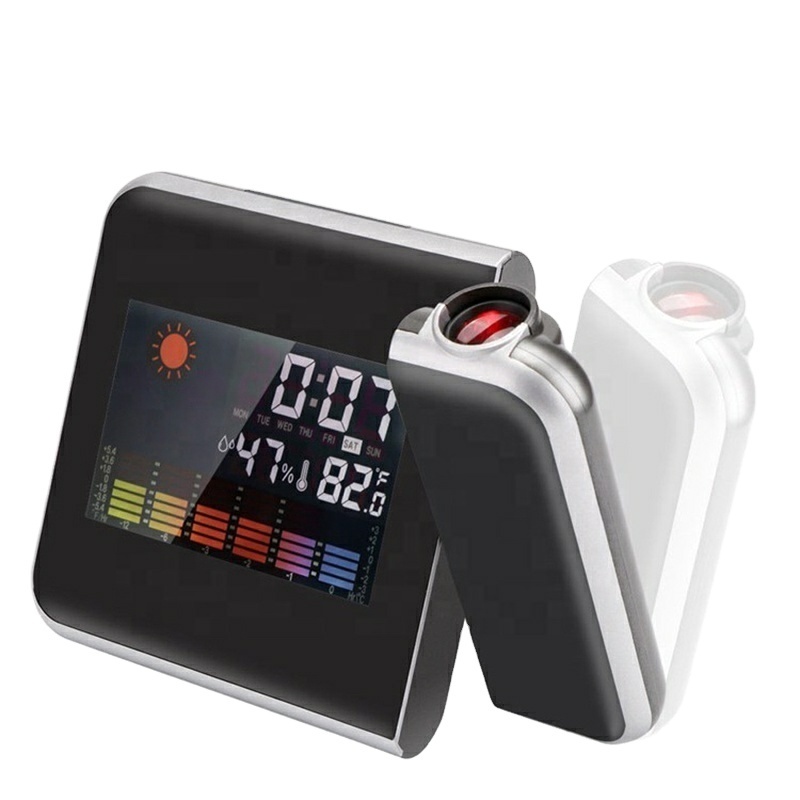 High Quality Digital Backlight Weather Forecast Alarm Clock With Time Projection for Home Appliances