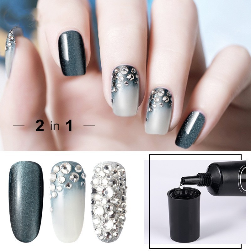 Adhesive Wipe Rhinestone For No Strong Gel Coat 8ml Glue Nail