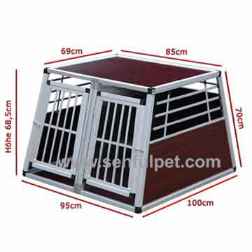 Aluminum Pet Cage Comfortable Dog Crate Hunde Box Dog Kennel