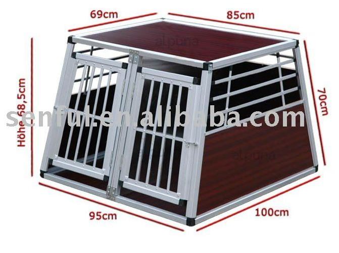 Aluminum Pet Cage Comfortable Dog Crate Hunde Box Dog Kennel