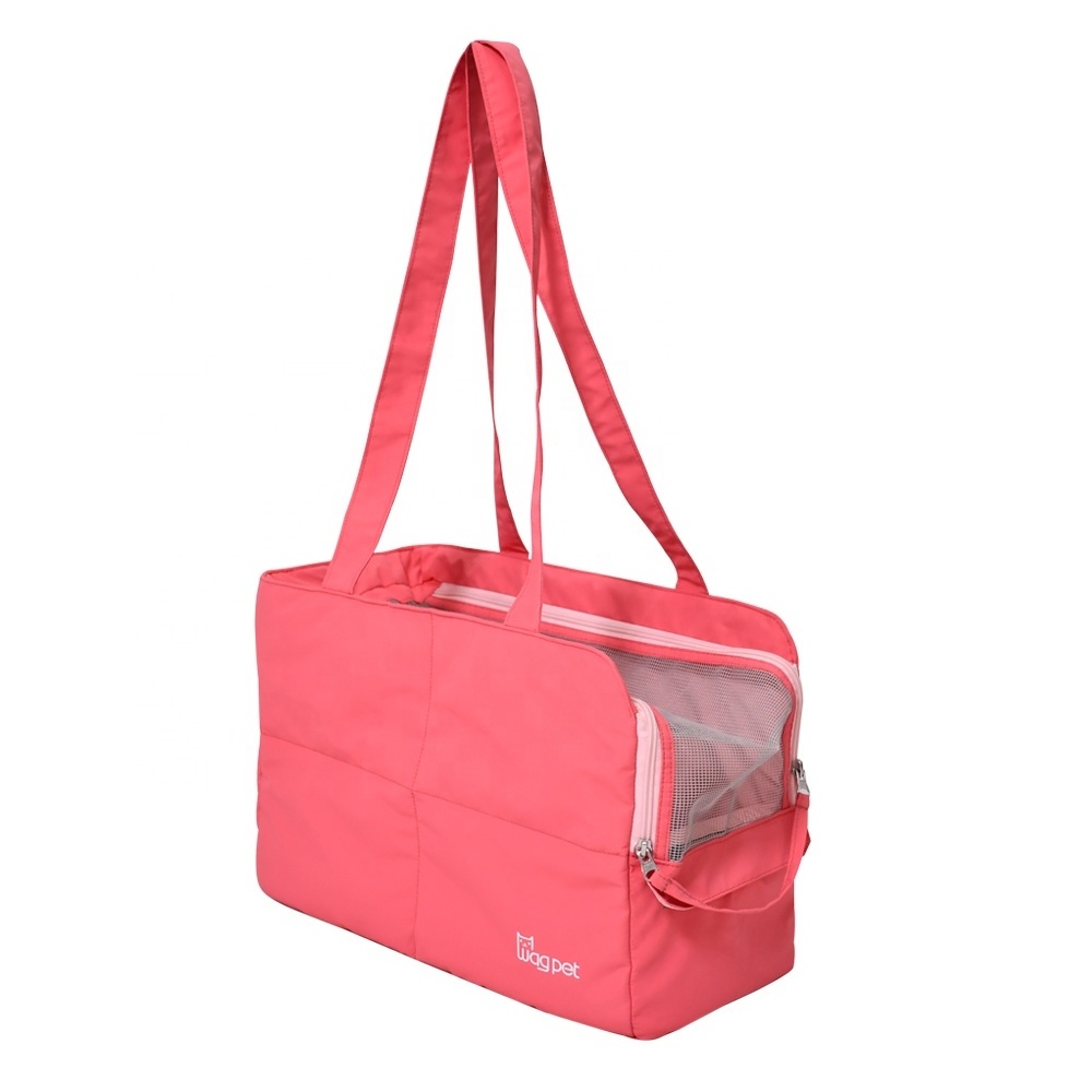 Pink summer color Pet tote bag fashion design dog carrier