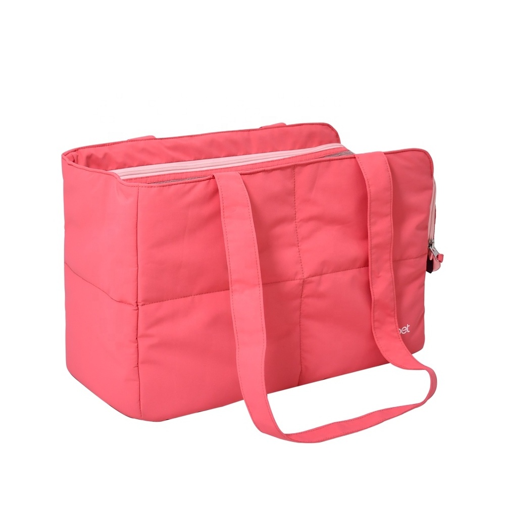 Pink summer color Pet tote bag fashion design dog carrier