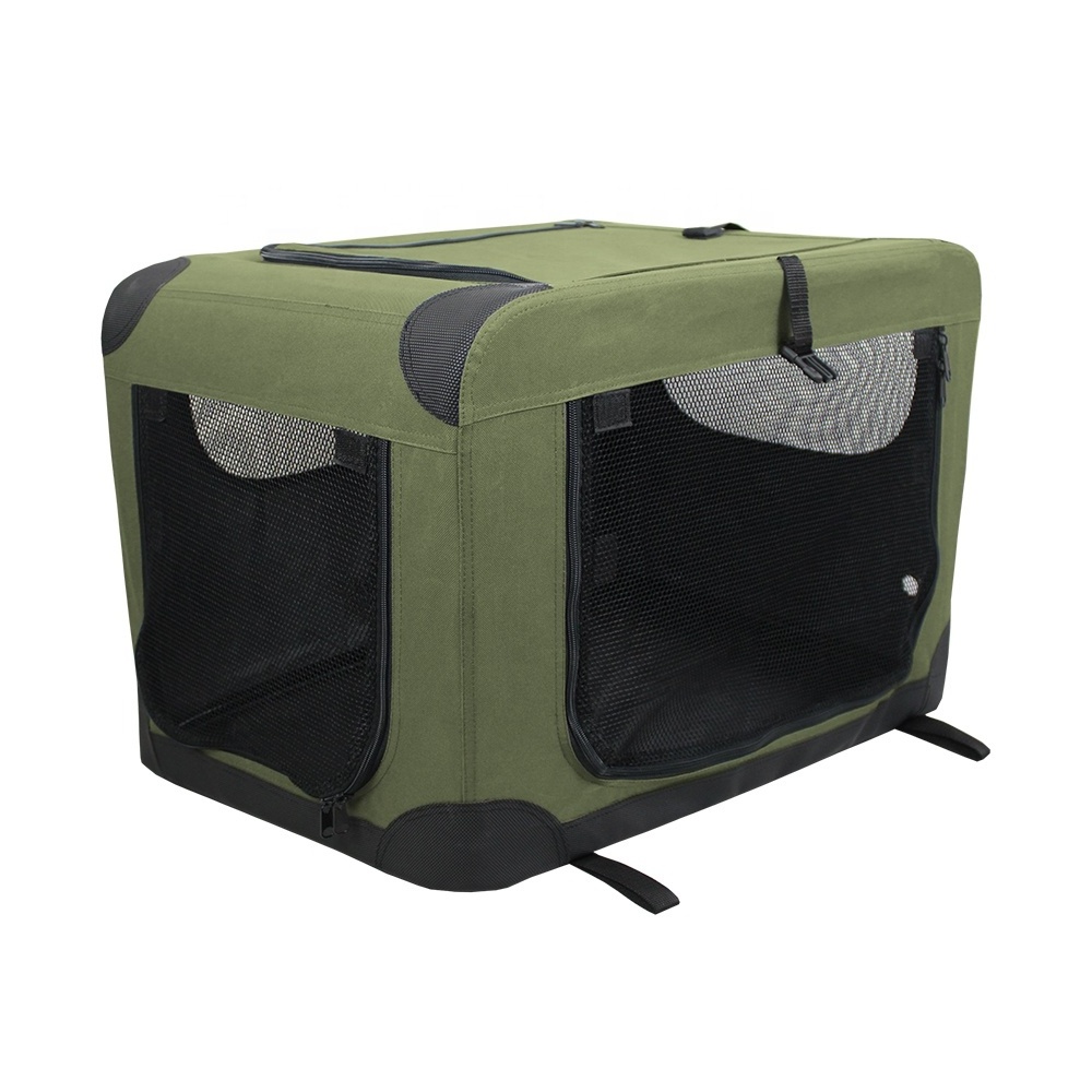 Folding Soft Dog Crate, Indoor & Outdoor Pet Home