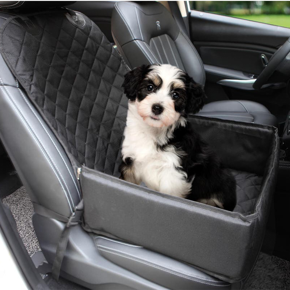 Pet Front Seat Cover Pet Booster Seat 2 in 1 Dog Seat Cover for Cars