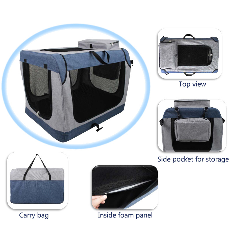 Luxury Pet Dogs Travel Car Soft Transport Box,Dog Crate