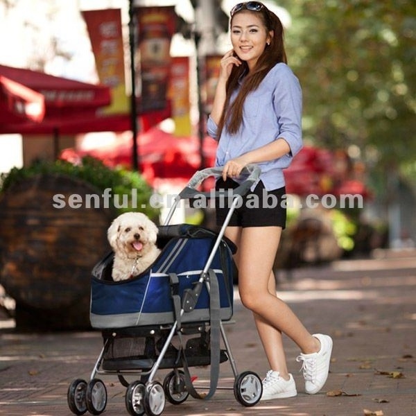 3 In 1 Dog and Cat Stroller with Detachable Carrier