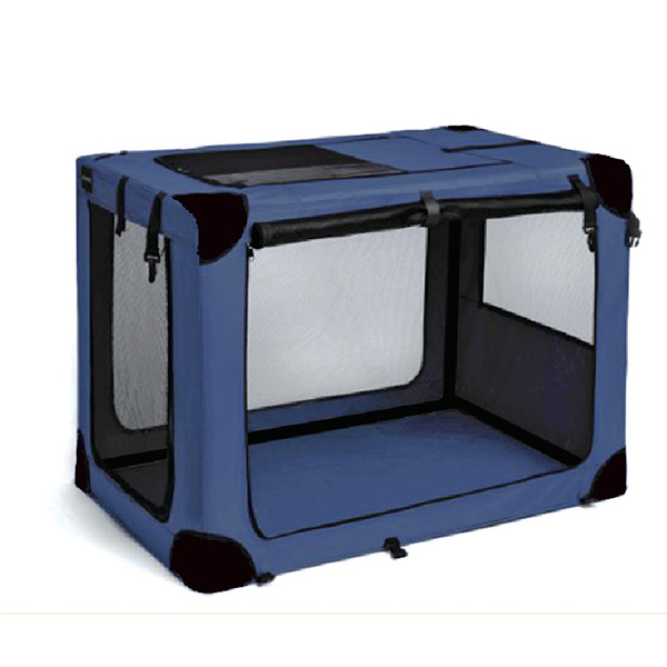 3-Door Folding Soft Dog Crate Indoor & Outdoor Pet Home