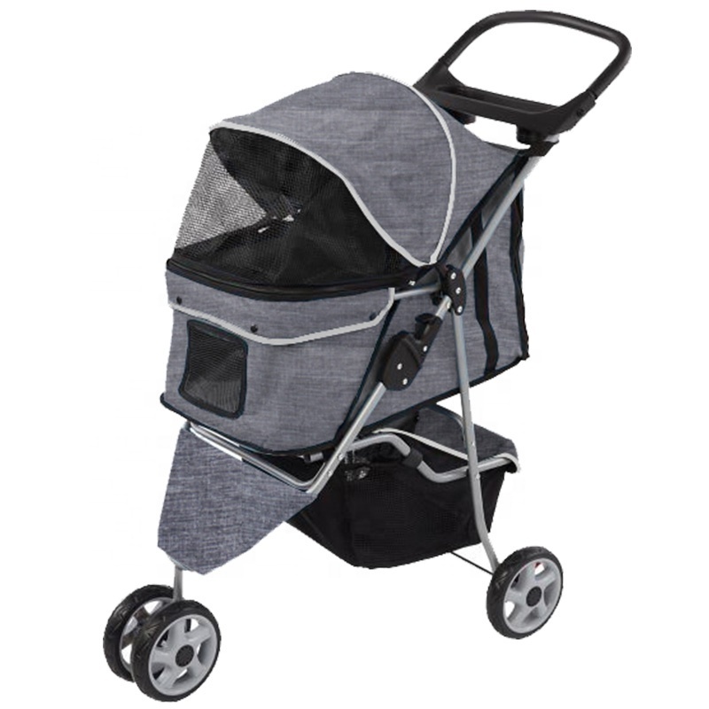 Portable Folding Dog Cat Stroller Small Medium Dog Stroller Cat Stroller