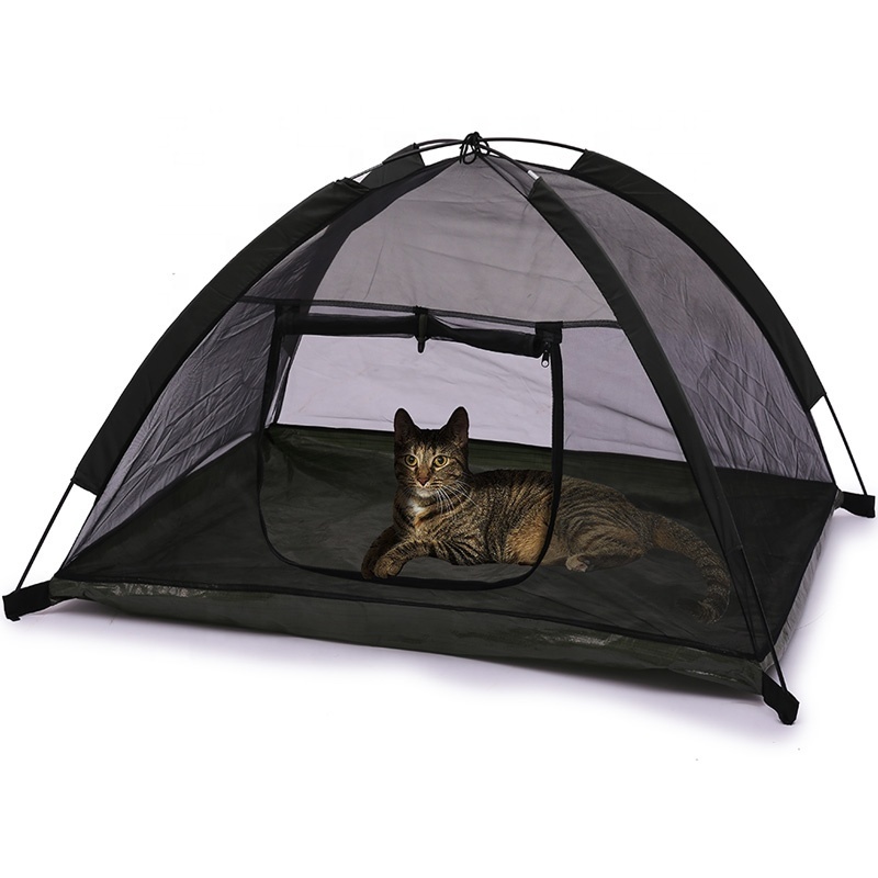 Small Cat-Dog Pet Tent House Breathable Washable Cat Dog Pet Tent with Mesh Window