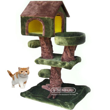 Wholesale Cat Tree House Cat Scratching Tree Climbing Sisal Cat Tree