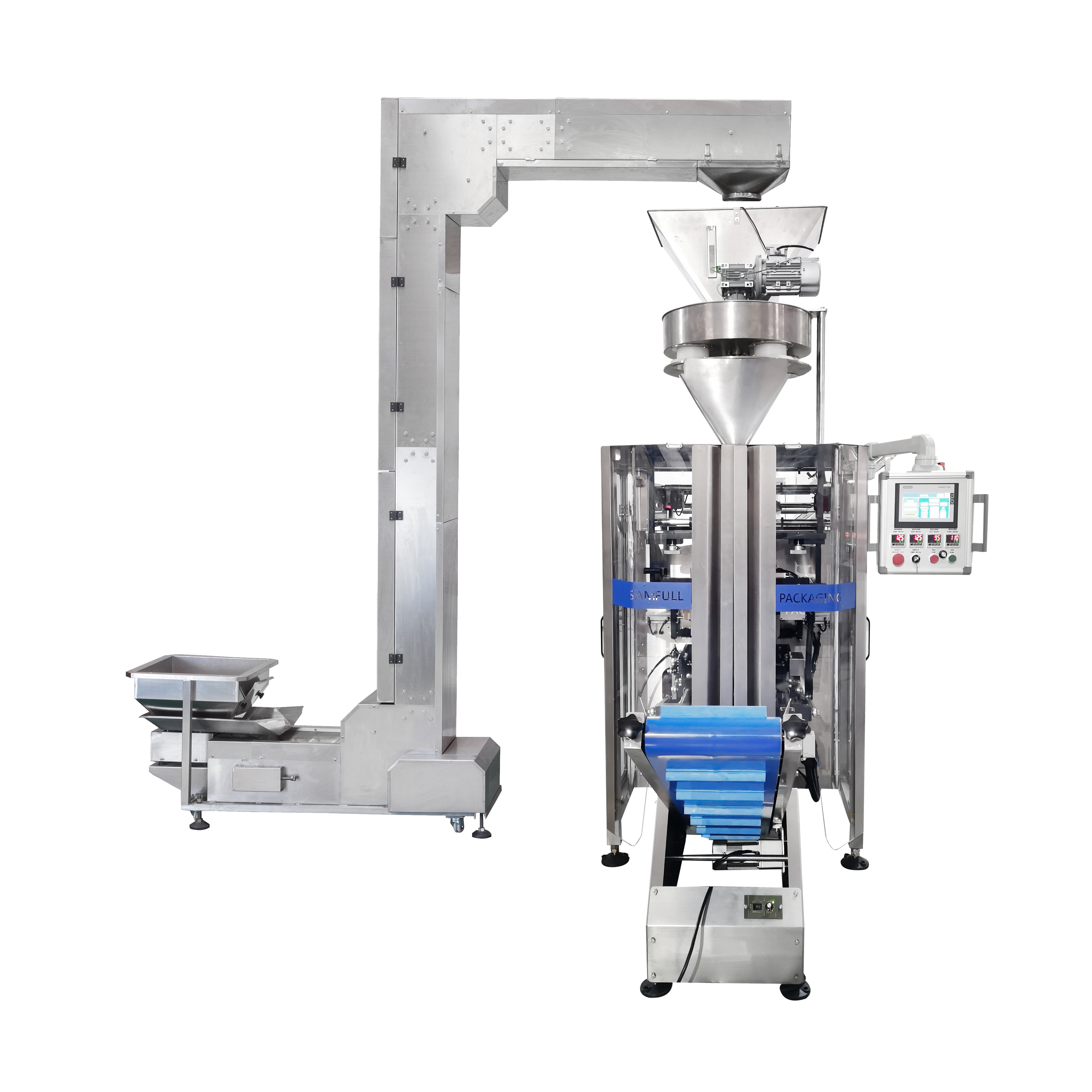 Packaging Machine Automatic Volumetric Cup Vffs Rice Salt Sugar Seed Bean Grain Packing Machine Vertical 500g 1kg 2kg 1000