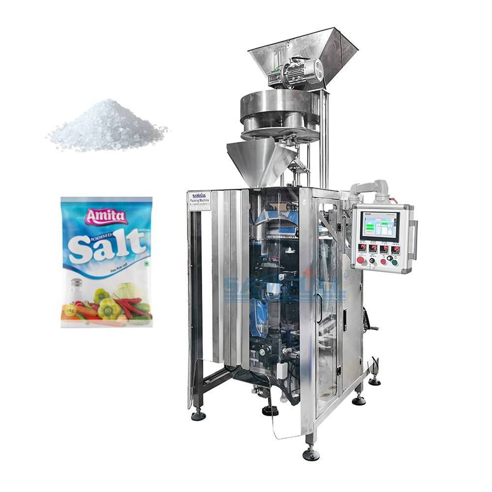 Packaging Machine Automatic Volumetric Cup Vffs Rice Salt Sugar Seed Bean Grain Packing Machine Vertical 500g 1kg 2kg 1000