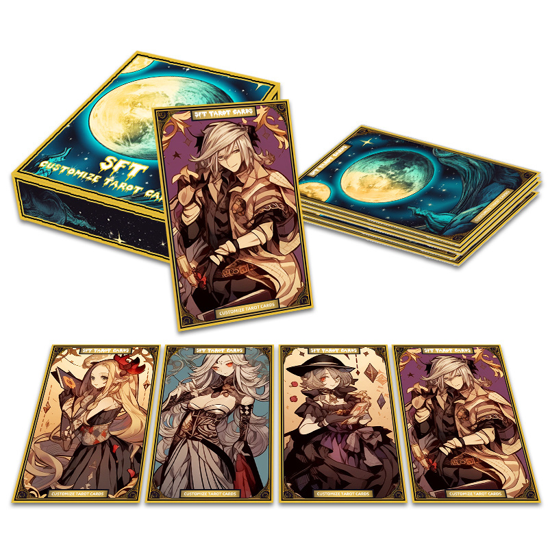 OEM Custom Design New Game Card with Custom Tarot Cards With Box