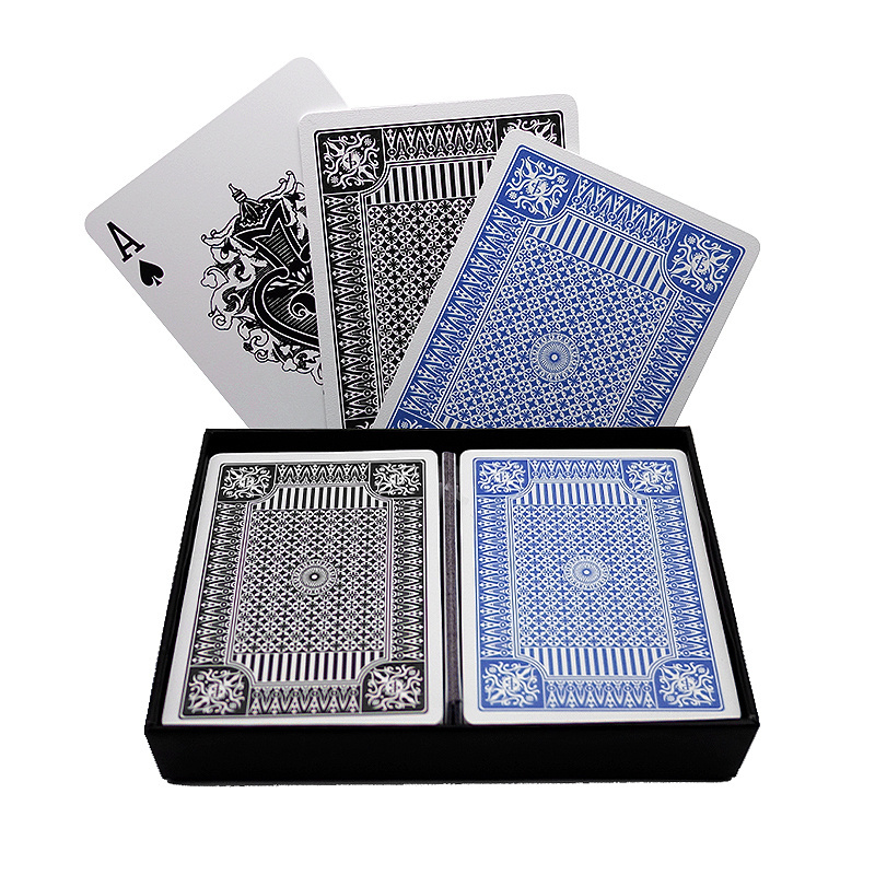 Wholesale cheap promotional personalized custom OEM  Sublimation Logo printing front poker playing cards deck