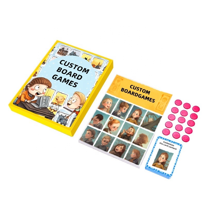 SFT Custom board game cards High quality printed game cards for kids