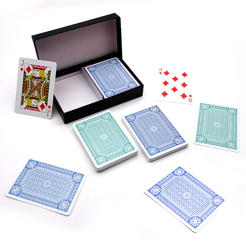 Wholesale cheap promotional personalized custom OEM  Sublimation Logo printing front poker playing cards deck