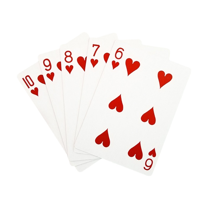 Wholesale cheap promotional personalized custom printing front and adult board games  playing cards poker