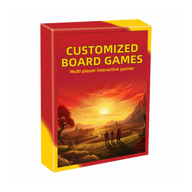 Factory customized board game designed  wholesale custom adults  kids funny games for family