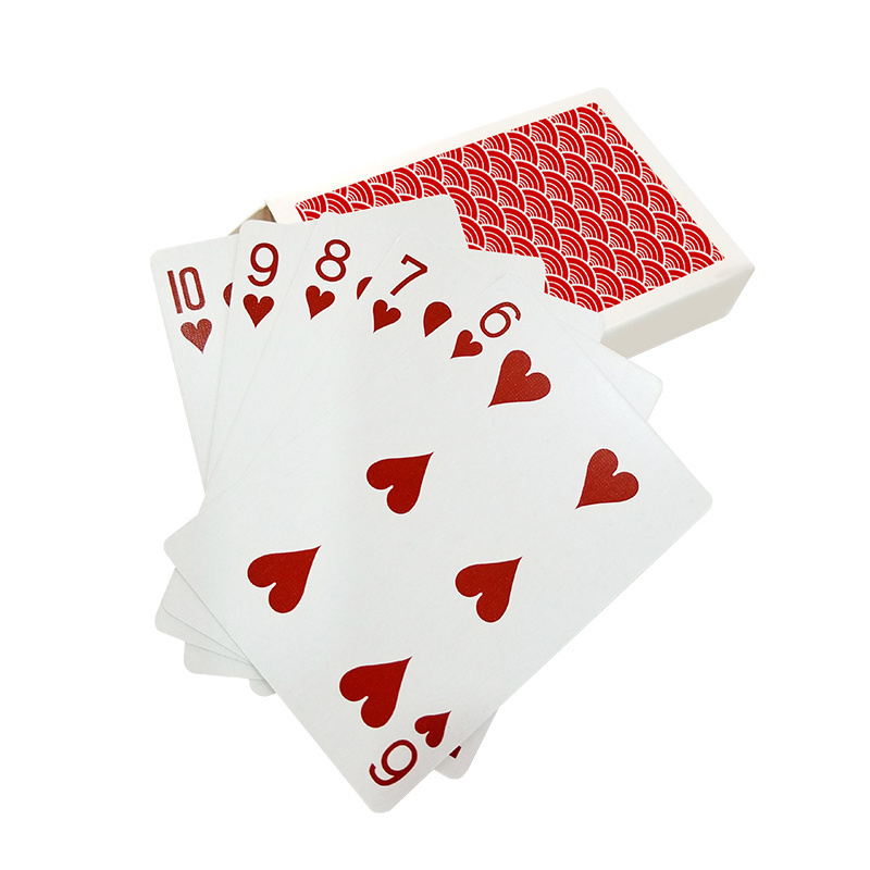 Wholesale cheap promotional personalized custom printing front and adult board games  playing cards poker